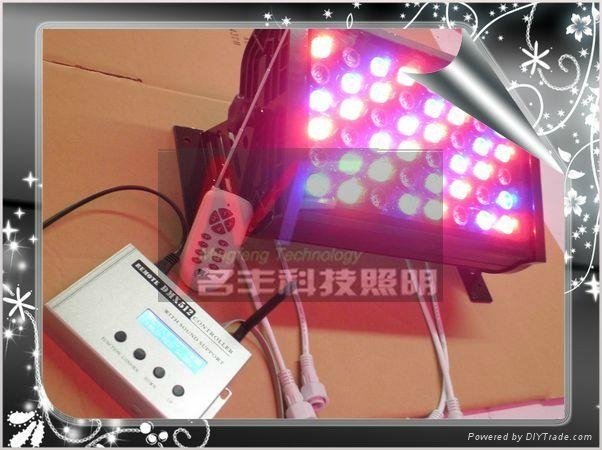 DMX512控制全彩48W大功率LED投光灯
