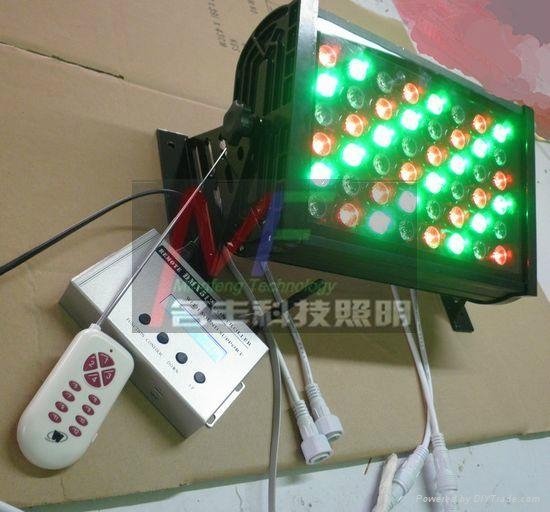DMX512控制全彩48W大功率LED投光灯 2
