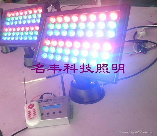 DMX512控制全彩48W大功率LED投光灯 5