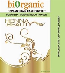 biOrganic INDIGO POWDER (Indigofera tinctoria) Hair Care 