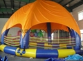 Pneumatic motor show tent, mobile tents, camping tent for a picnic 