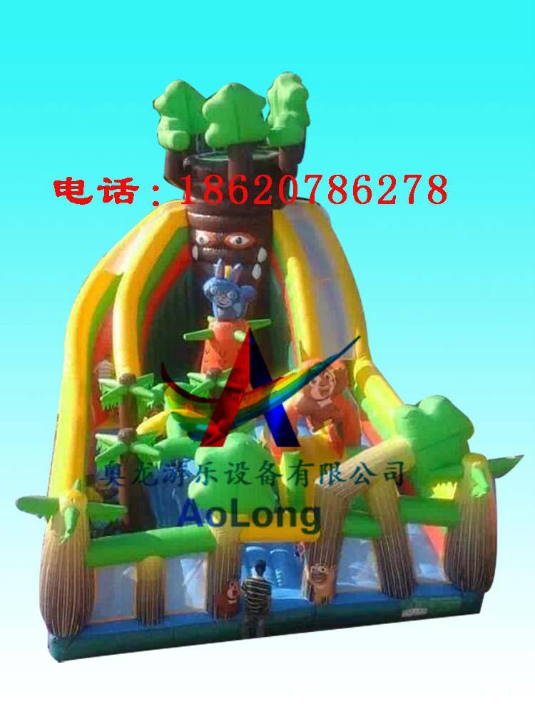 Inflatable revolving slide, inflatable large slide, inflatable toys 