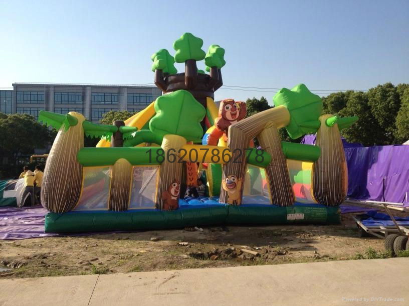 Inflatable revolving slide, inflatable large slide, inflatable toys  3