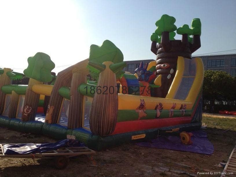 Inflatable revolving slide, inflatable large slide, inflatable toys  4