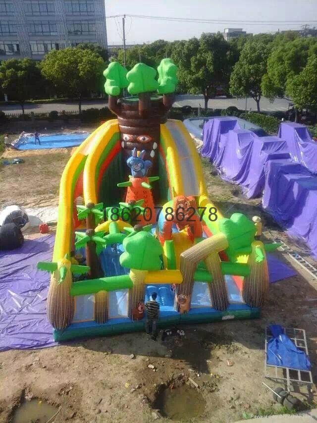 Inflatable revolving slide, inflatable large slide, inflatable toys  2