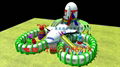 Air carrier, air space base, inflatable entertainment castle 