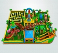 inflatable maze ，Inflatable dinosaurs forest castle 