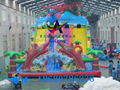Inflatable Jurassic castle ，Inflatable bear haunts the castle 