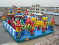 Disney castle, inflatable inflatable large entertainment children castle 