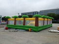 Inflatable dinosaur park, inflatable trampoline 