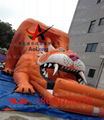 Inflatable slide tiger 