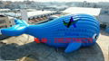 Inflatable whale, Inflatable tent whale，Millions of sea ball park 