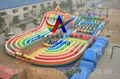 Inflatable land stage mode, large land rushed off obstacle, 