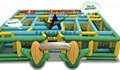   Inflatable maze, inflatable obstacles 