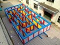   Inflatable maze, inflatable obstacles 