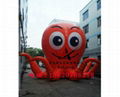 Inflatable octopus octopus, inflatable starfish 
