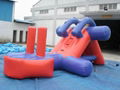 Water slides, yacht slide, water rock climbing 