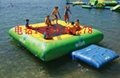 Inflatable water trampoline 