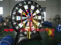 Inflatable dart board 