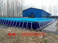 Large mobile scaffold pool 