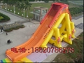 Inflatable large tap water slides 