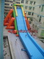 Inflatable large tap water slides 