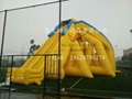   Inflatable large three water slides