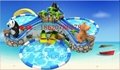 Inflatable jungle adventure (water park)