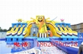 Inflatable spongebob slide (water park)