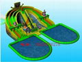 Inflatable spongebob slide (water park)