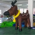 Inflatable elk cart
