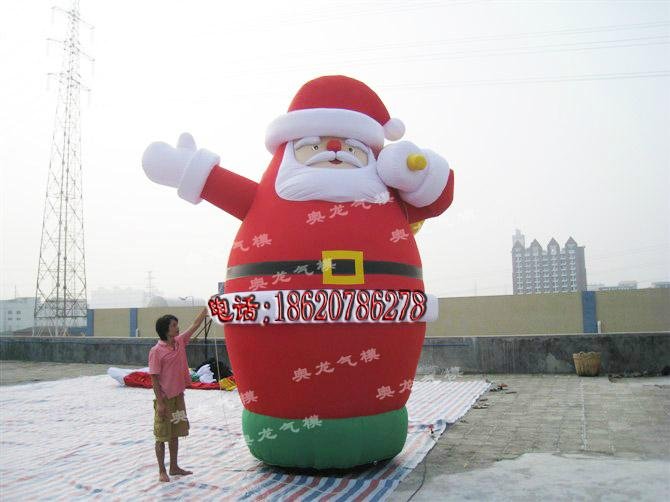 Inflatable Santa Claus, Christmas snowman