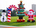 Inflatable Santa Claus, Christmas snowman