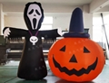 Inflatable Halloween pumpkins (smile)