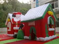 Inflatable Santa house