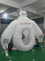 Inflatable grasp money machine