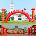 Inflatable lanterns column