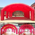 Inflatable advertising tent