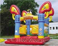 Inflatable animals trampoline