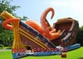 Inflatable pirate ship slide 2