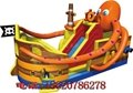Inflatable pirate ship slide 4