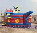 Inflatable pirate ship slide 5