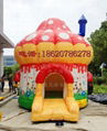 Inflatable mushroom house trampoline 3