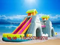 Indoor and outdoor large-scale inflatable slide