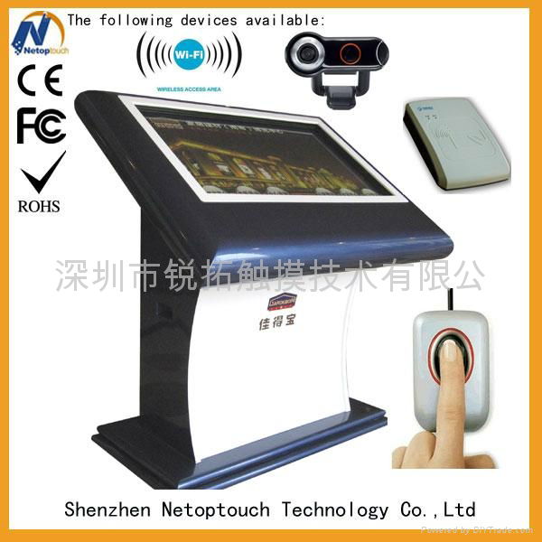 Netoptouch self check kiosk for trade show 3