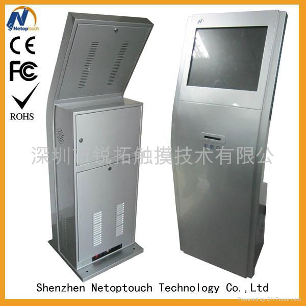 touch screen kiosk for queueing