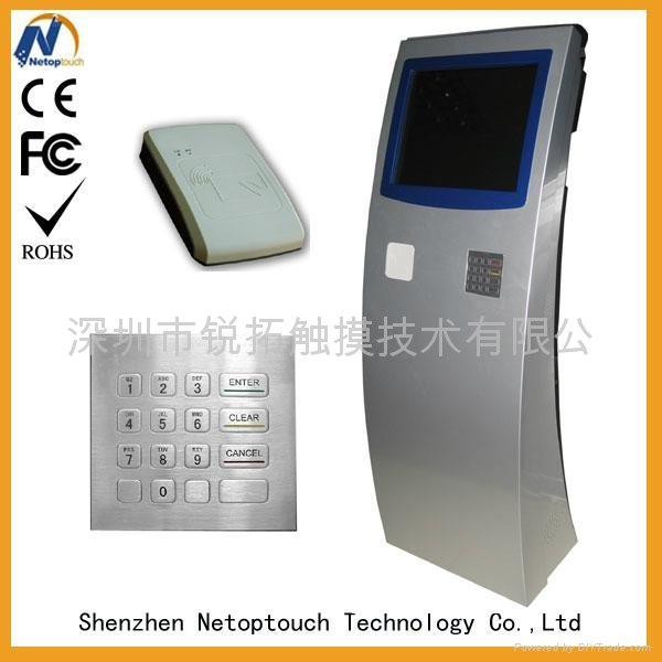 TFT LCD auto touch kiosk for airport 2