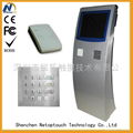 TFT LCD auto touch kiosk for airport