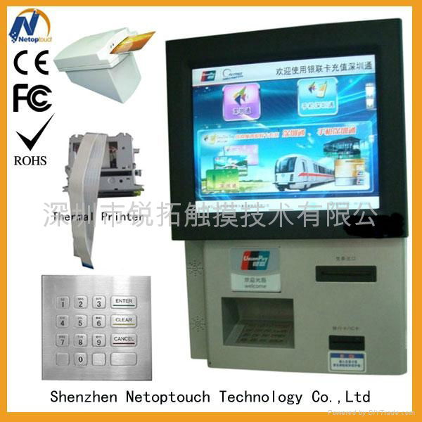 Netoptouch wall self pay kiosk for ticket 2