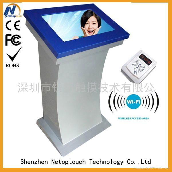 Touch screen all-in-one kiosk with LED monitor 3
